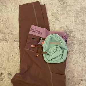 Outdoor Voices Snacks 7/8 Leggings - Size L (Sold Out Online) - Deep Taupe